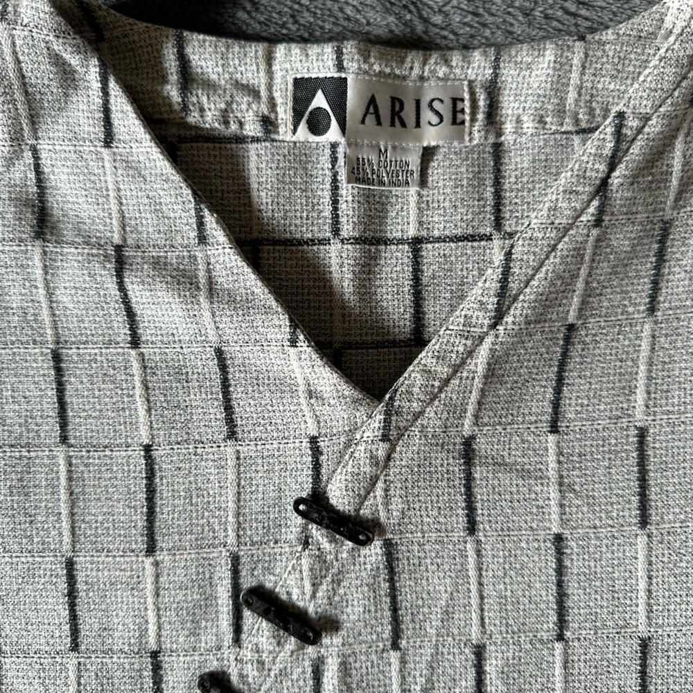 Arise Toggle Buttons M Oversized Patchwork Made I… - image 3